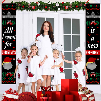 All I Want For Christmas Porch Yard Flag 1
