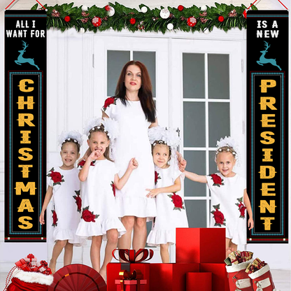 All I Want For Christmas Porch Yard Flag 3