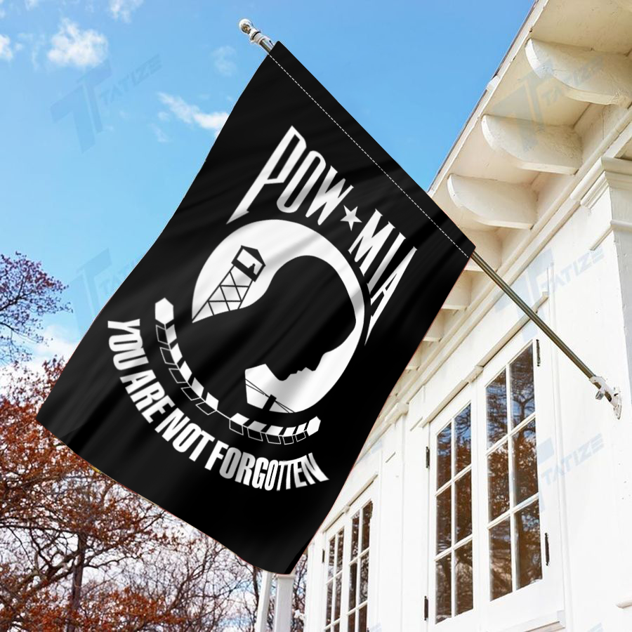 POW MIA - You Are Not Forgotten House Flag