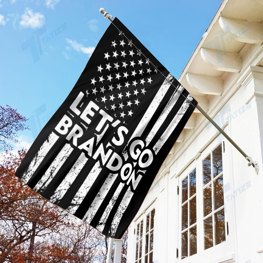 USA Flag - Let's Go Brandon House Flag