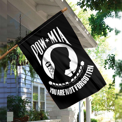 POW MIA - You Are Not Forgotten House Flag