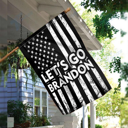 USA Flag - Let's Go Brandon House Flag
