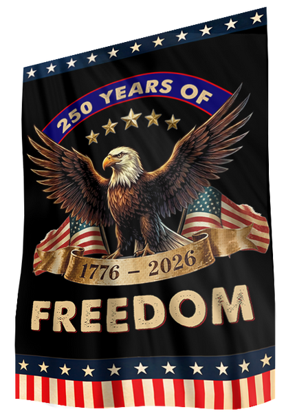 250 Years of Freedom Garden Flag