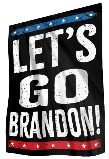 Stars and Stripes - Let's Go Brandon House Flag