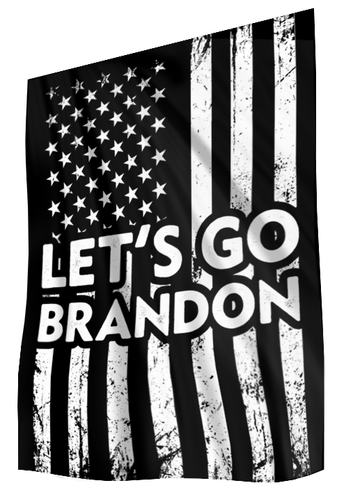 USA Flag - Let's Go Brandon House Flag