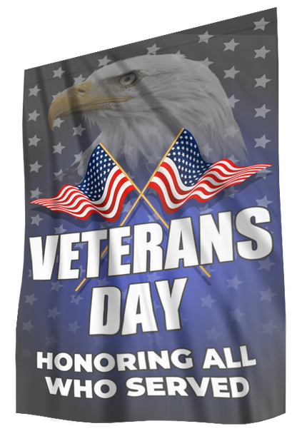 Veterans Day - Honoring All Who Served House Flag