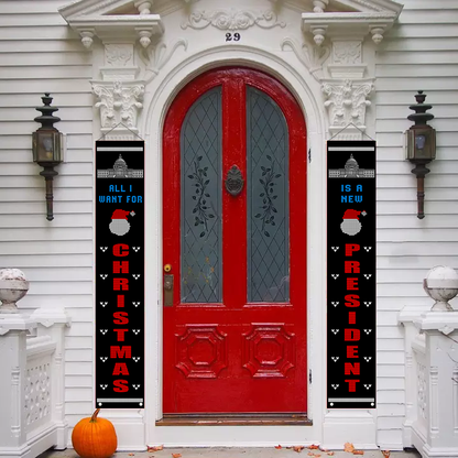 All I Want For Christmas Porch Yard Flag 2