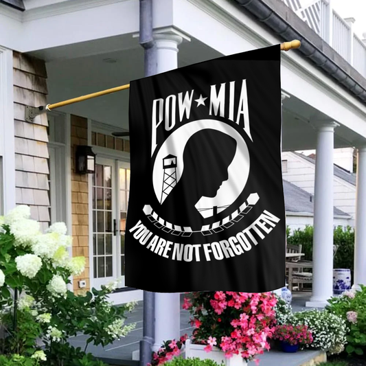 POW MIA - You Are Not Forgotten House Flag