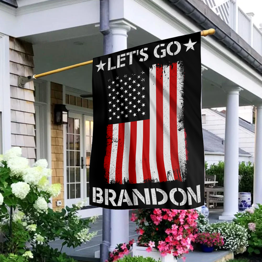 Let's Go Brandon USA House Flag
