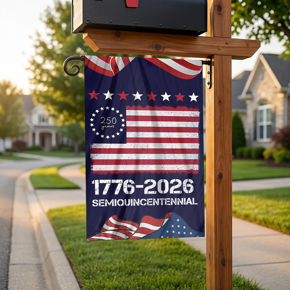 1776 - 2026 Semiquincentennial Garden Flag