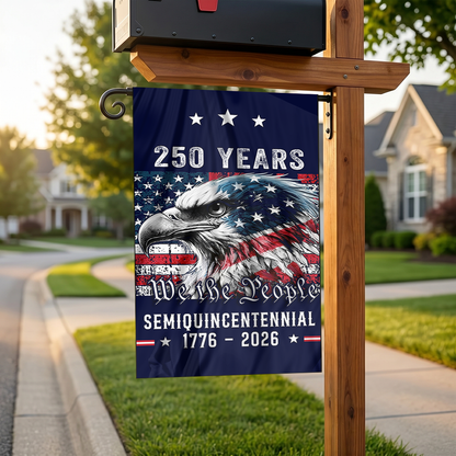 250 Years Semi -Quincentennial Garden Flag