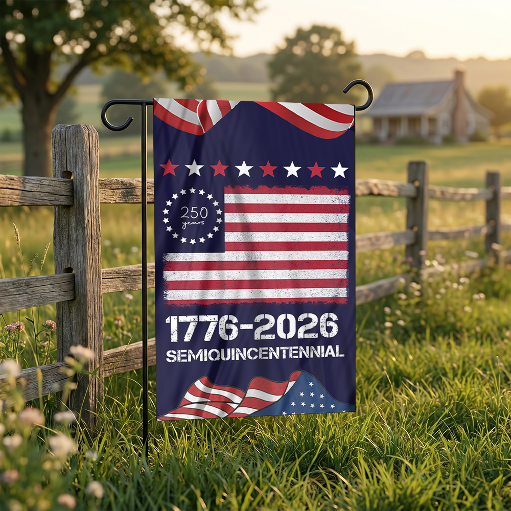1776 - 2026 Semiquincentennial Garden Flag