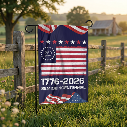 1776 - 2026 Semiquincentennial Garden Flag