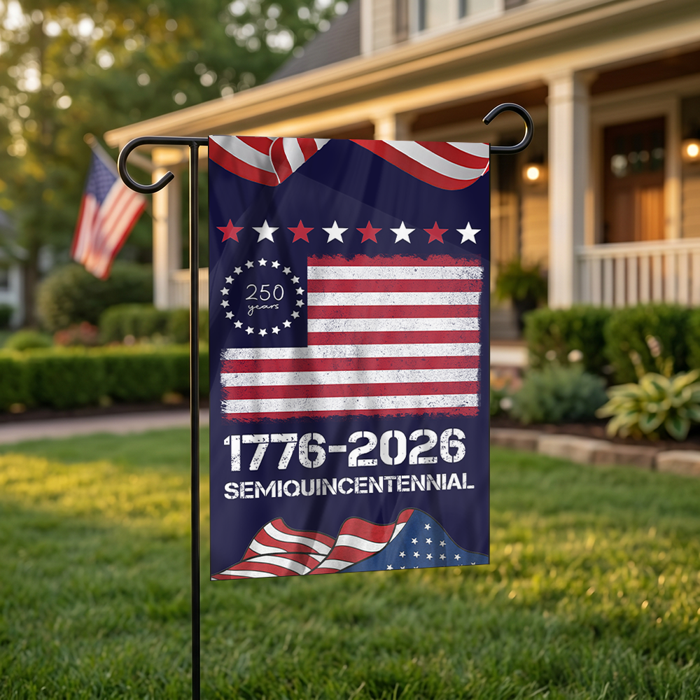 1776 - 2026 Semiquincentennial Garden Flag