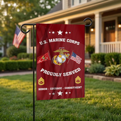U.S. Marine Corps Garden Flag