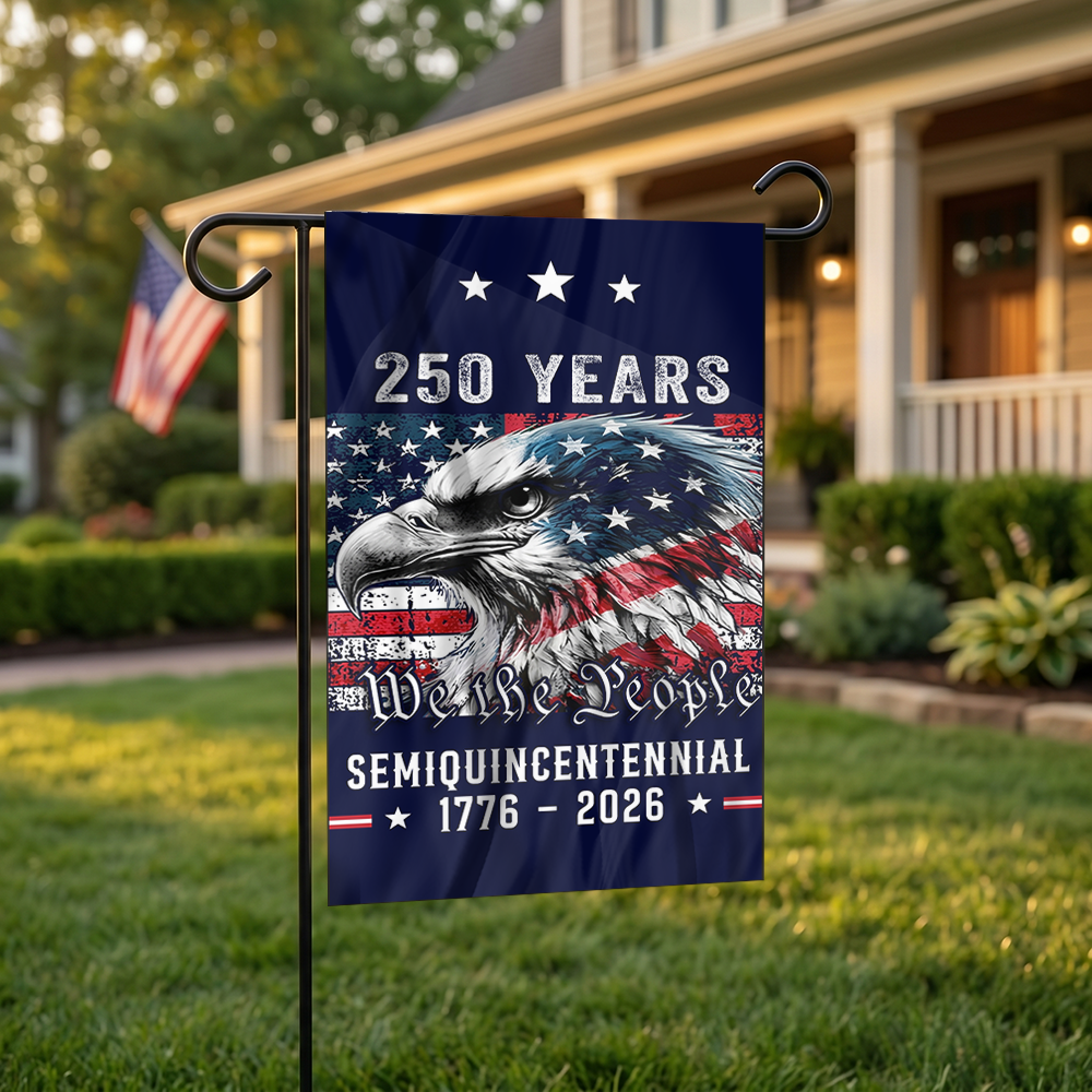 250 Years Semi -Quincentennial Garden Flag