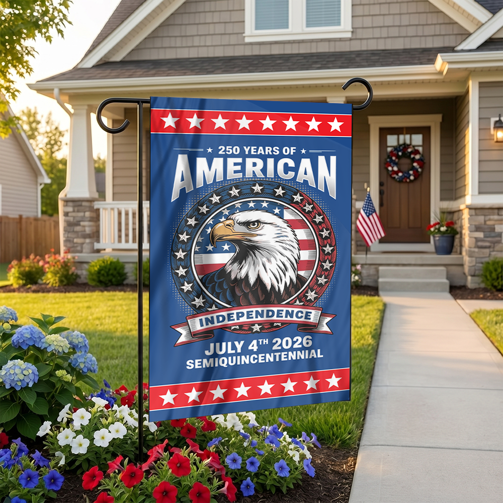 American Independence Garden Flag