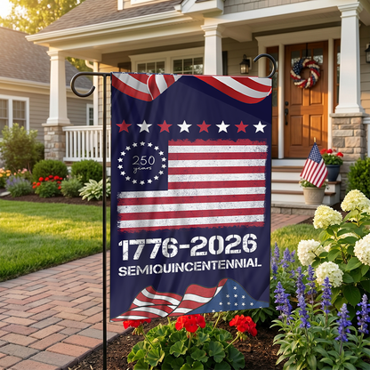 1776 - 2026 Semiquincentennial Garden Flag