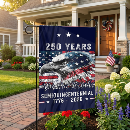 250 Years Semi -Quincentennial Garden Flag