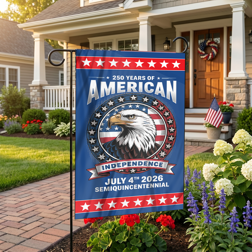 American Independence Garden Flag