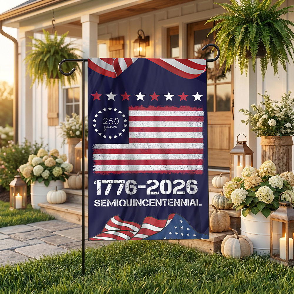 1776 - 2026 Semiquincentennial Garden Flag