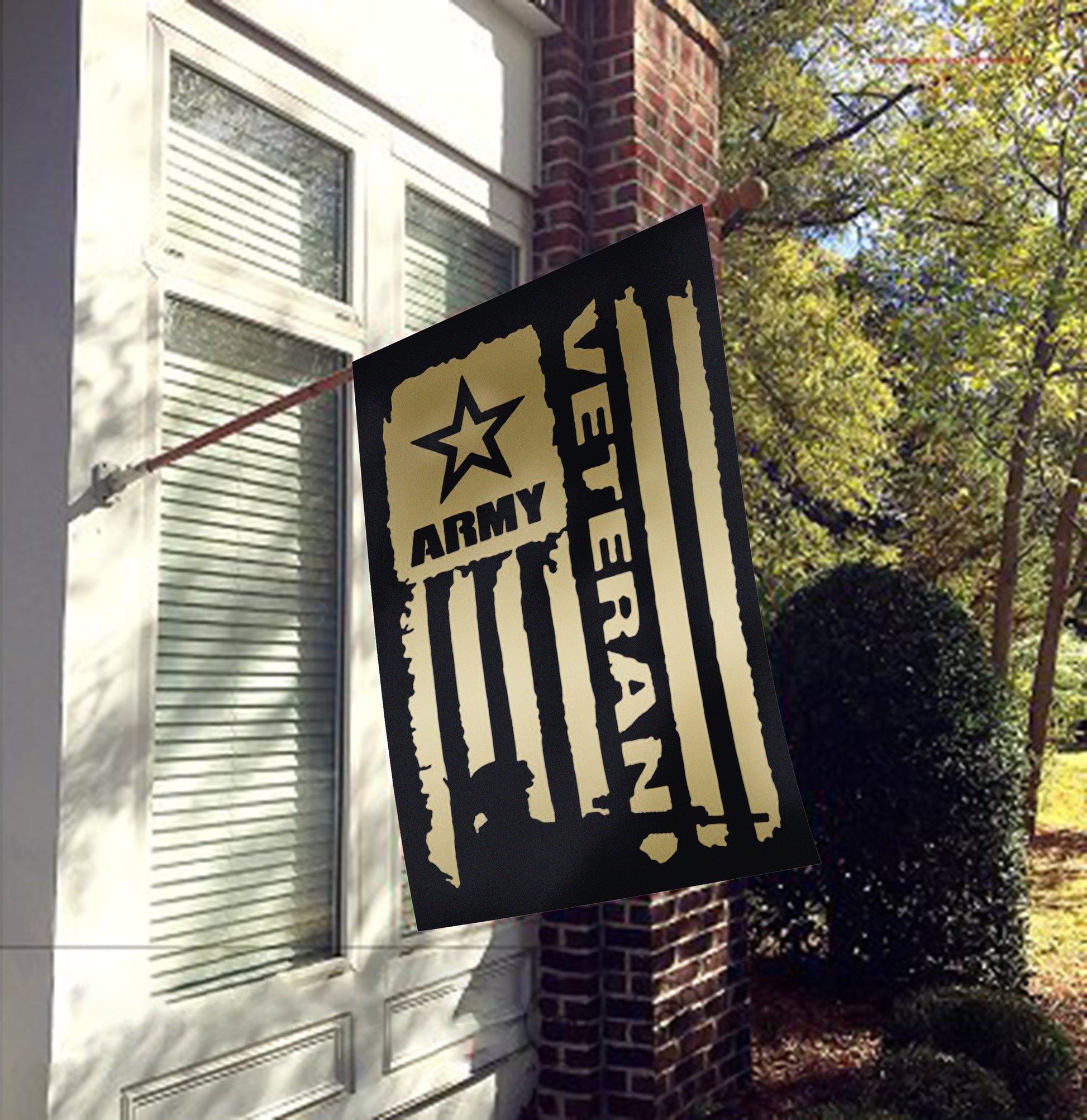 United States Army Veteran Sherpa Blanket - 50x60 + Free Matching 3x5 Single Reverse Flag