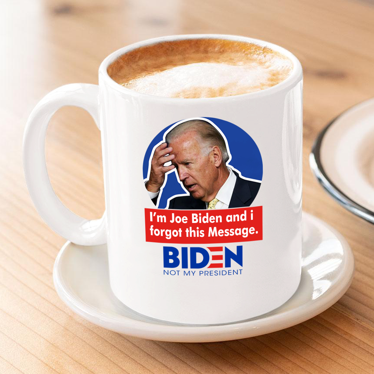 Forgetful Biden 11 oz. White Mug