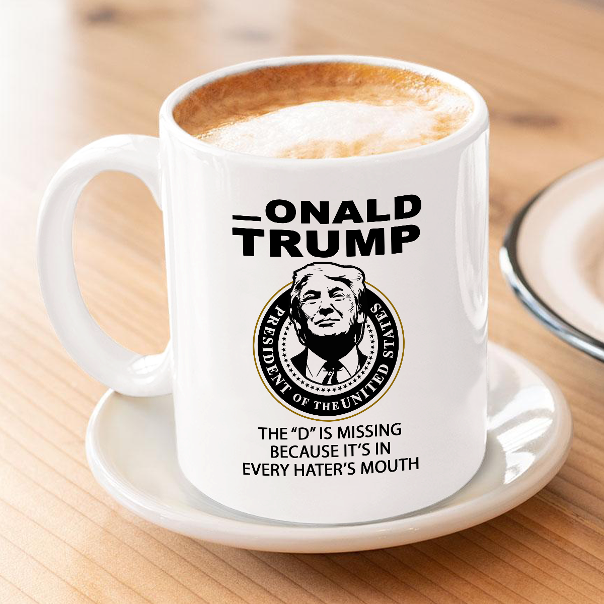 Missing D 11 oz. White Mug
