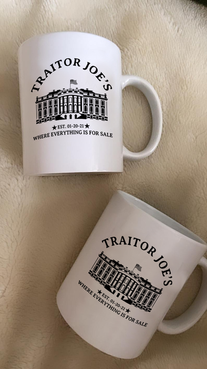 Traitor Joe 11 oz. White Mug