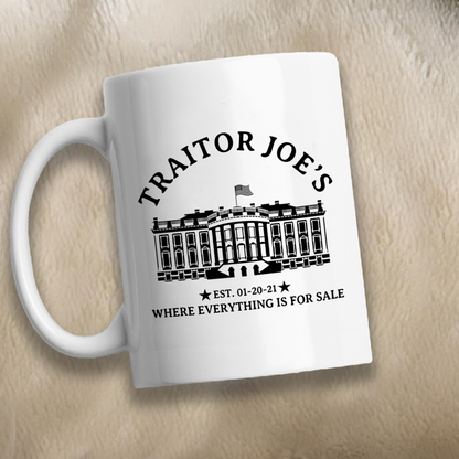 Traitor Joe 11 oz. White Mug