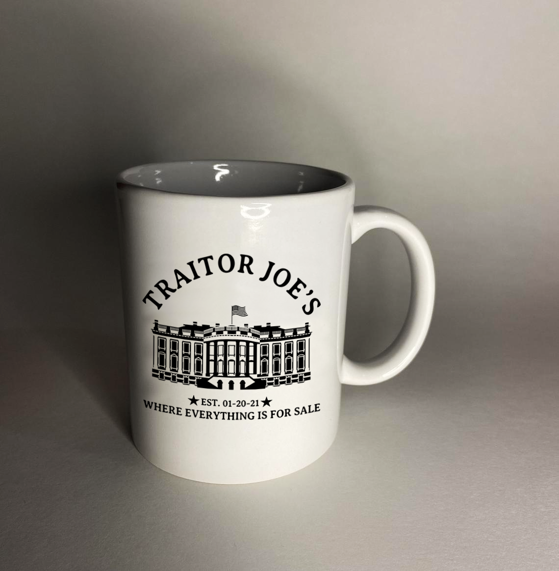 Traitor Joe 11 oz. White Mug