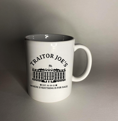 Traitor Joe 11 oz. White Mug