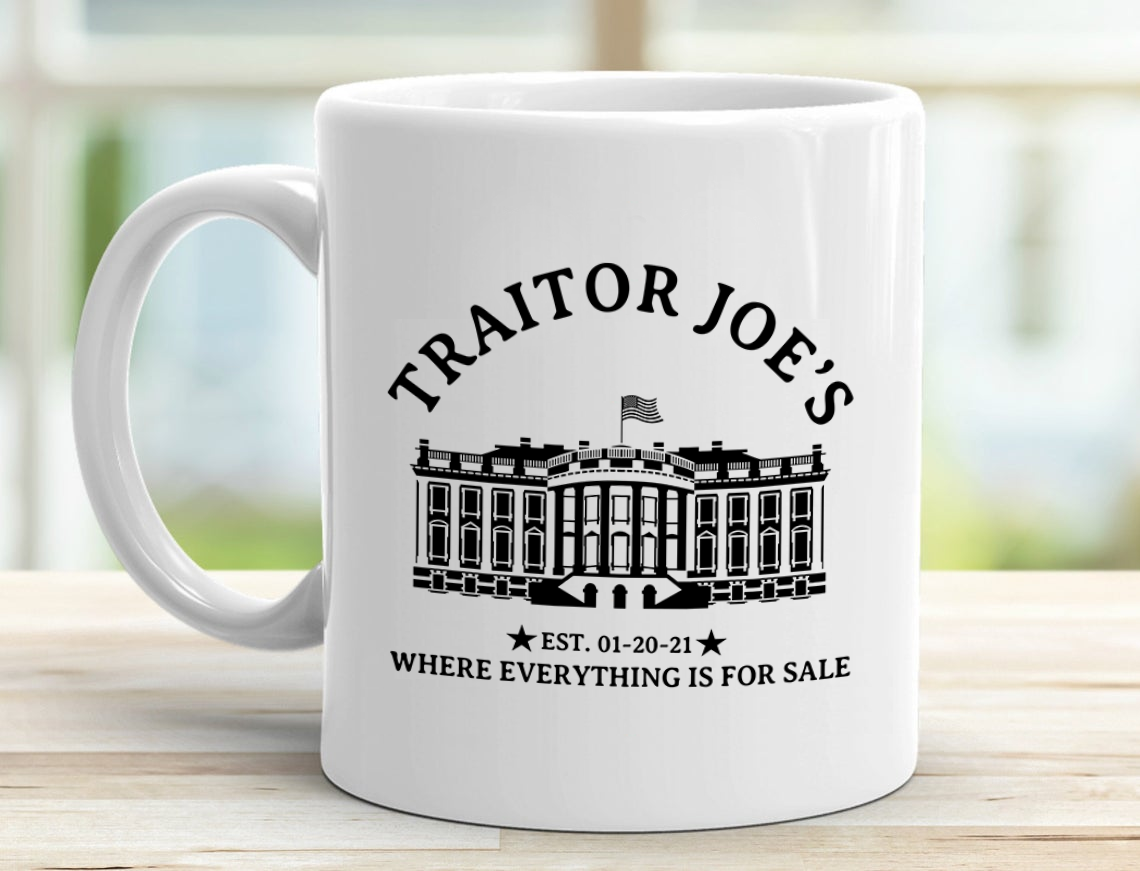 Traitor Joe 11 oz. White Mug