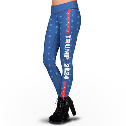 Pre-Release Limited Edition Trump 2024 Stars  - Sublimation Leggings