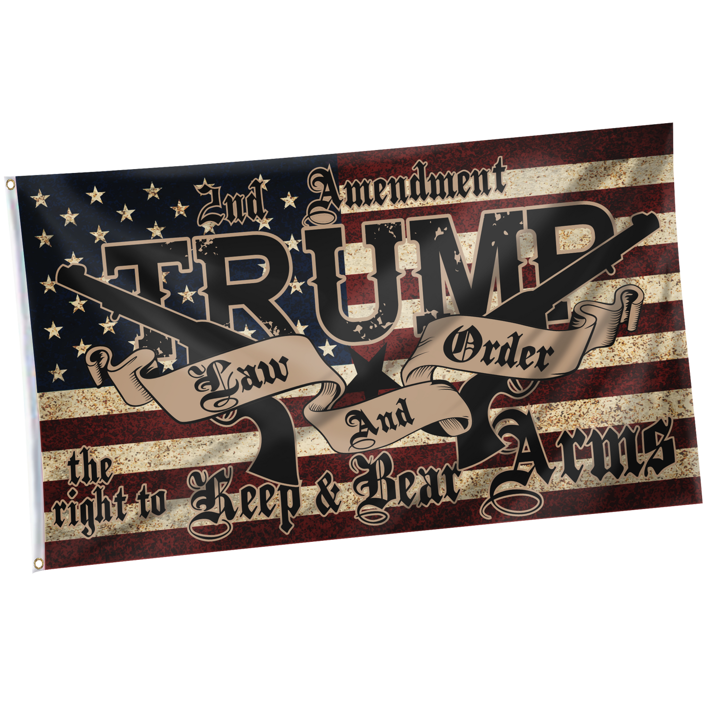 Stolen Election Stand + 3x5' Trump LNO Flag