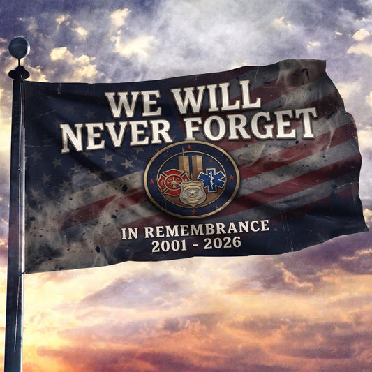 We Will Never Forget Flag