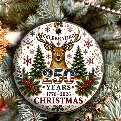 Celebrating 250 Years Circle Ornament