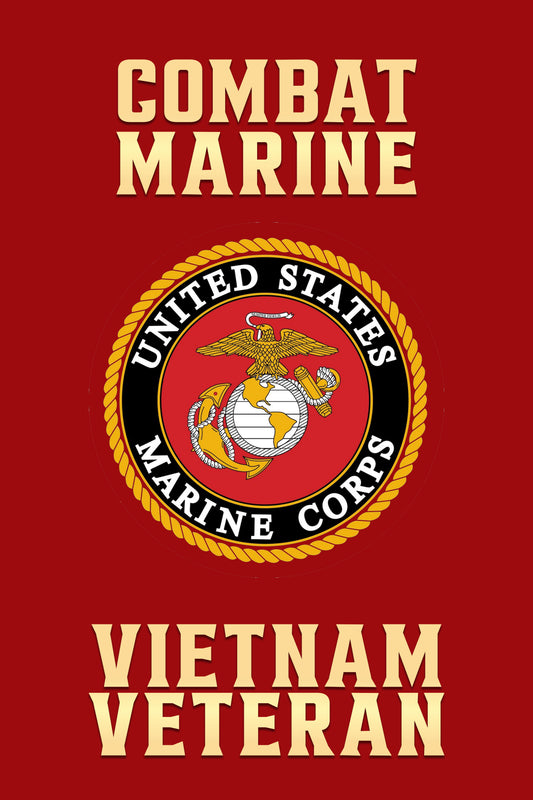 Combat Marine Garden Flag