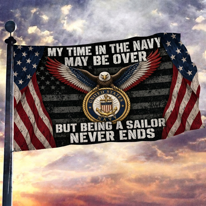 Navy Pride Tribute Flag - 3x5 (corrected)