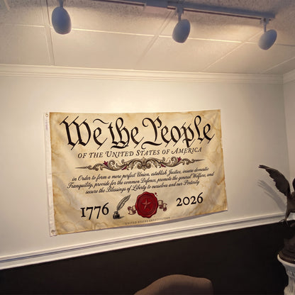 We The People Constitution Flag - 4x6 Mockup