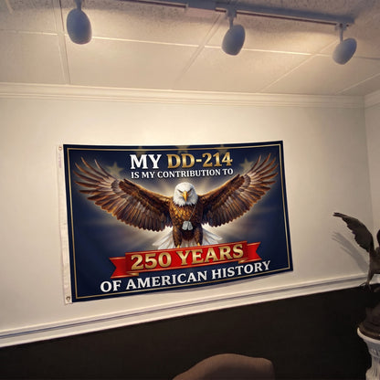 4x6 Mockup - My Contribution to 250 Years Army Veteran Flag