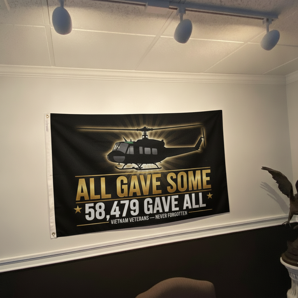 Vietnam Veteran Memorial Flag — 4x6 Mockup