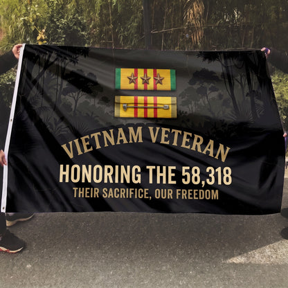 Vietnam Veteran Service Ribbon Tribute Flag - 5x8