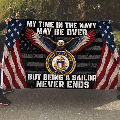 Navy Pride Tribute Flag - 5x8