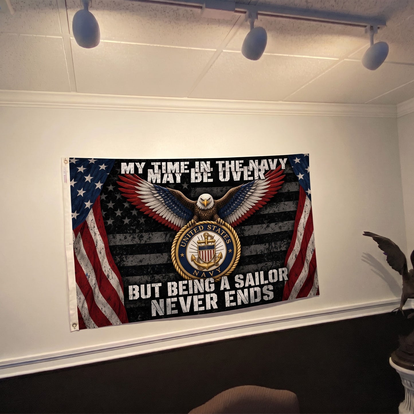 Navy Pride Tribute Flag - 4x6
