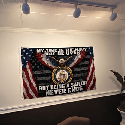 Navy Pride Tribute Flag - 4x6