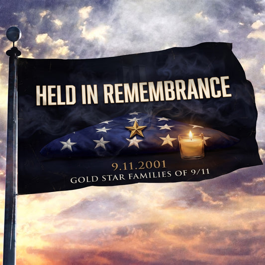 Gold Star Family 9/11 Tribute Flag - 3x5