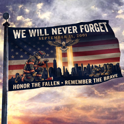 3x5 Mockup - We Will Never Forget