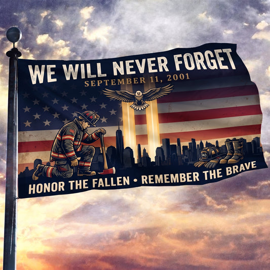 3x5 Mockup - We Will Never Forget