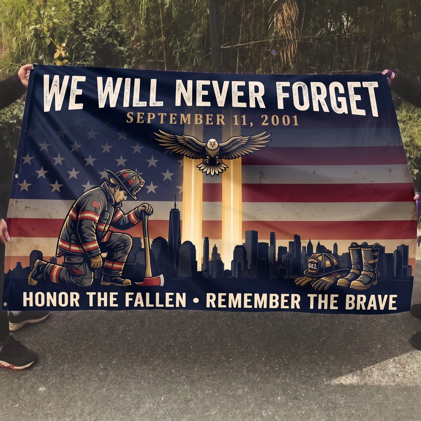 5x8 Mockup - We Will Never Forget